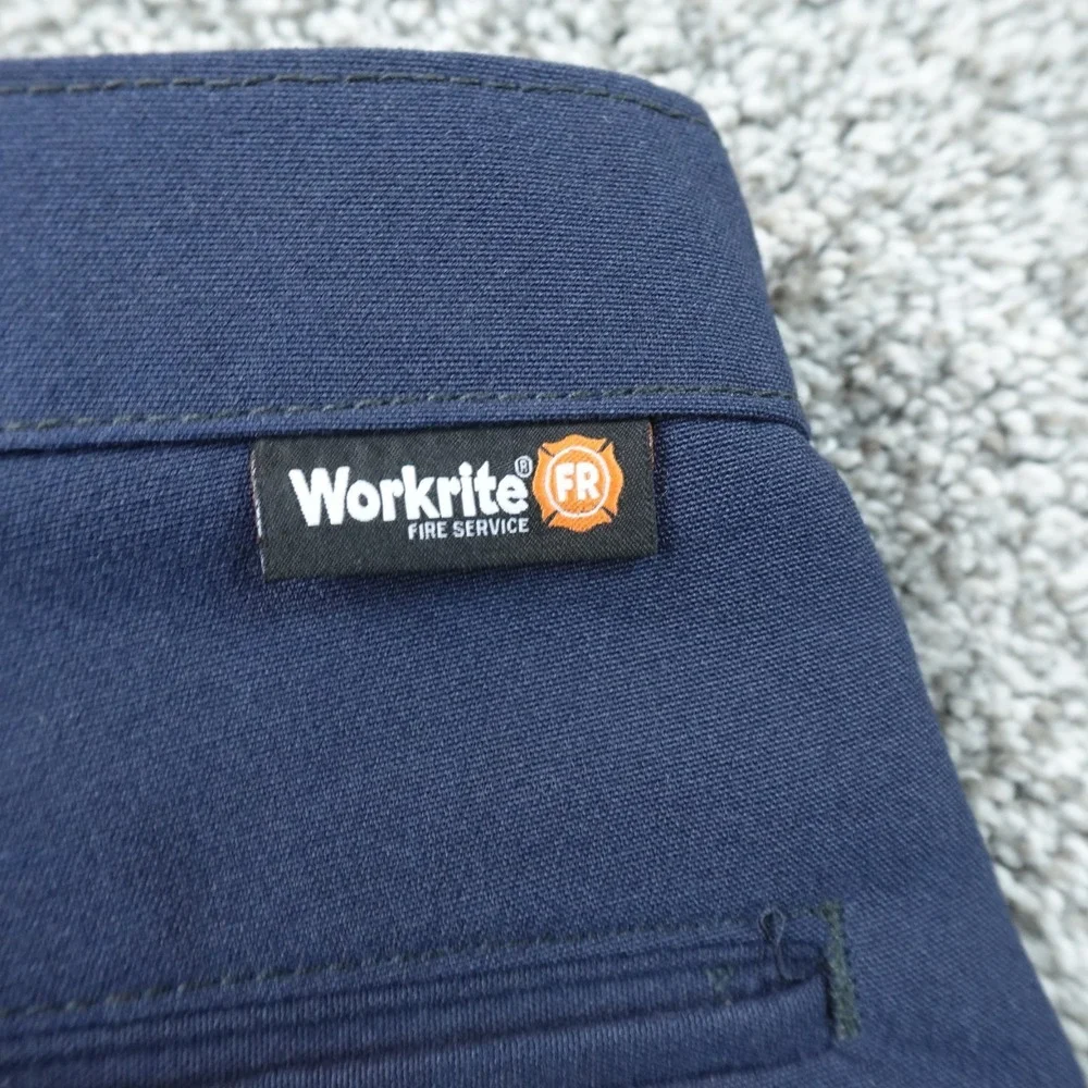 NEW Workrite FR Pants Mens 32X32 Blue Fire Flame Resistant Nomex Aramid Work